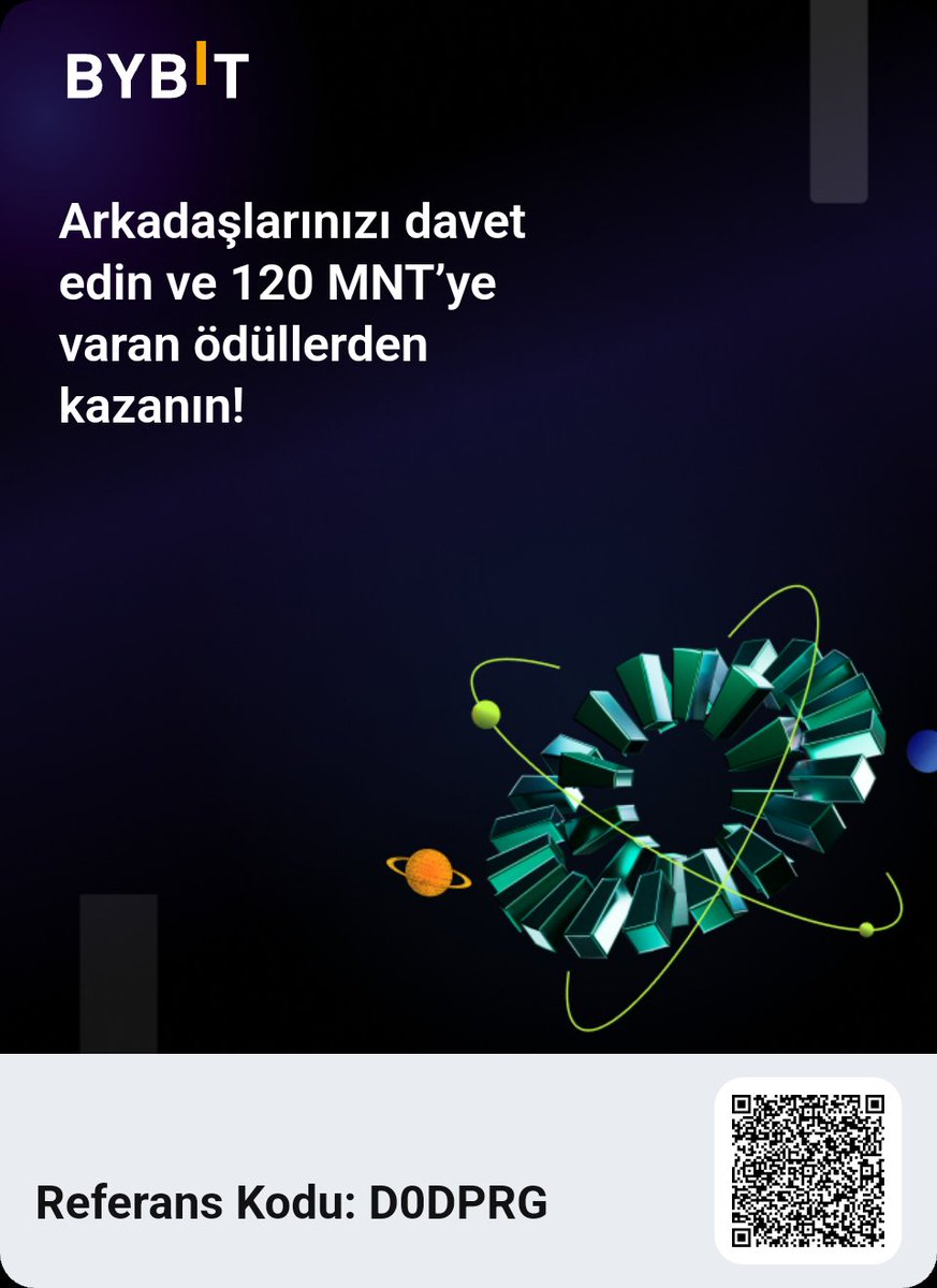 Bu Launchpad erkinliğine katılarak benimle birlikte Bybit’te gelecek vadeden projelerin tokenlerine erkenden erişim hakkı kazan! Buraya Tıkla: bybit.com/tr-TR/trade/sp…