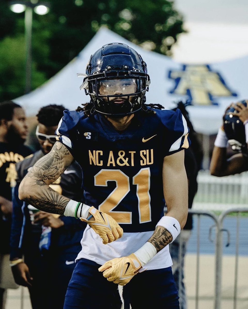 After a wonderful conversation with @FBCoachBankins NC A&T offered!! THANK YOU LORD‼️#aggiepride