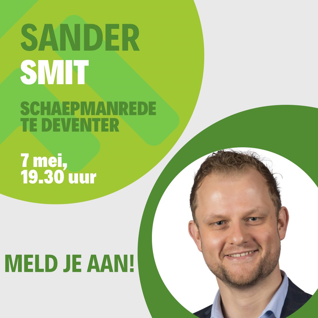 Morgen spreekt @sandersmitwzn in Deventer de Schaepmanrede uit! Bijwonen? Meld je aan! 👇🏻 Sander Smit, Lijsttrekker BBB EU-verkiezingen over Noaberschap, subsidiariteit en realistisch rentmeesterschap in Europa. Aanmelden 👉🏻 socialechristendemocratie.nl/schaepmanrede/