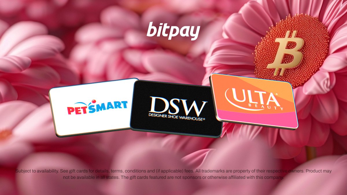 Make Mom Smile with Crypto-Powered Gift Cards this Mother's Day We've got you covered with options from top retailers like DSW, Petsmart, and Ulta. bitpay.com/blog/crypto-gi… #BitPay #Bitcoin #crypto #mothersday