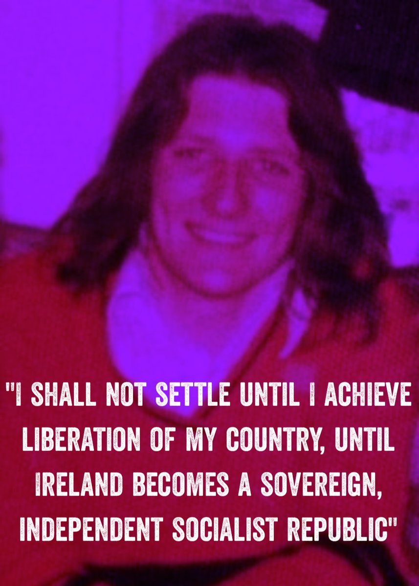 'I shall not settle until I achieve liberation of my country, until Ireland becomes a sovereign, independent socialist republic'

Bobby Sands

#irishrepublican
#bobbysands