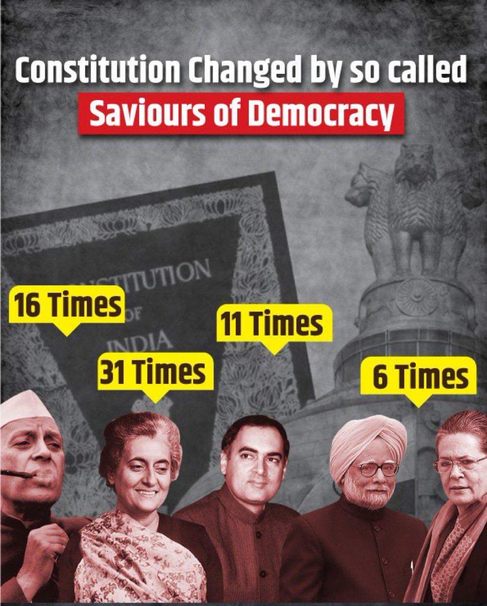 Guess who has amended the constitution the most times..