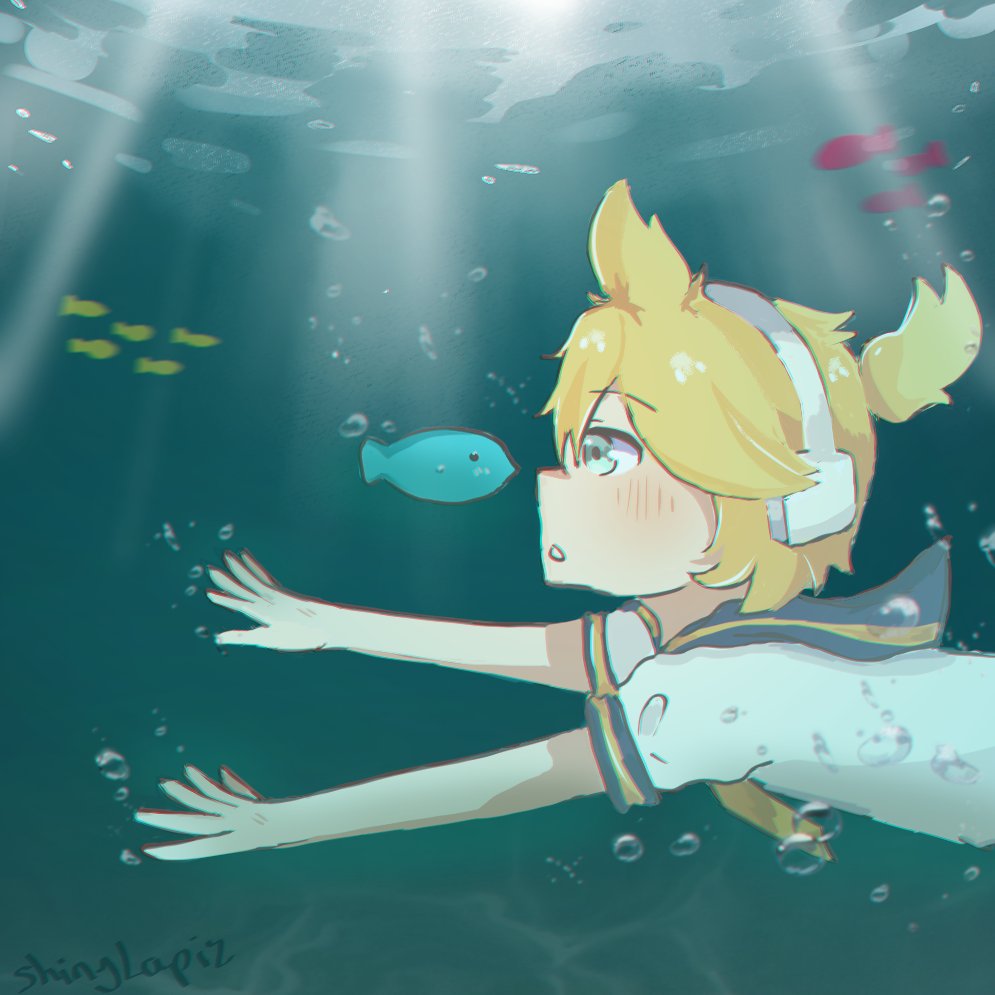 #LenWeek2024 Day 6
I've never actually drawn anything underwater so this is my first attempt at it yaya