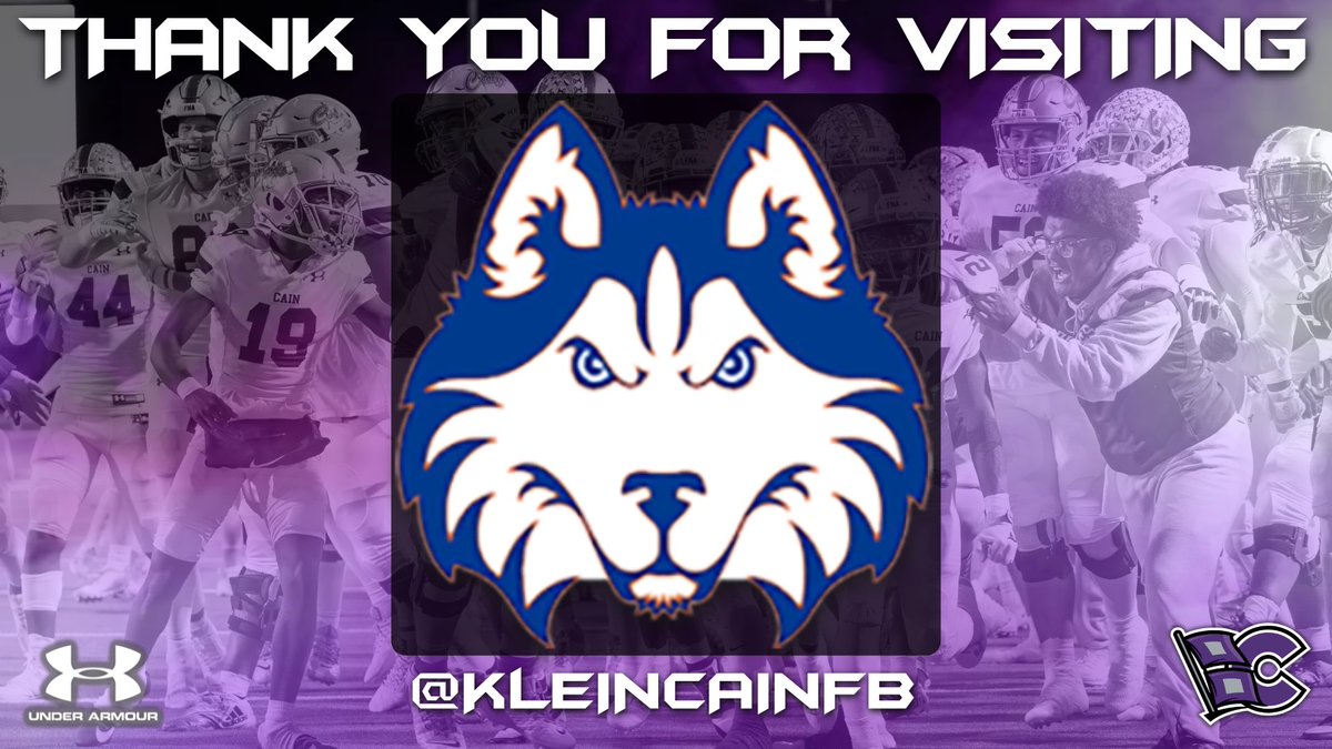 Thank you to @HCUFootball for stopping by to check out @KLEINCAINFB #RECRUITTHEREIGN #STORMSURGE24 #REIGNCAIN