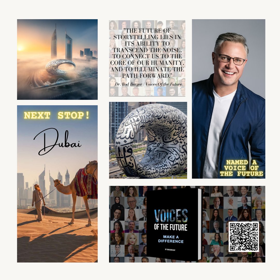 drrodberger's tweet image. It is an honor to be included in the upcoming book Voices of the Future (@vof_world). I&apos;m excited to travel to #Dubai later this month to document my experience and learn from the other luminaries acknowledged in this project. @fairobserverusa #FairObserver #StoriesTravel