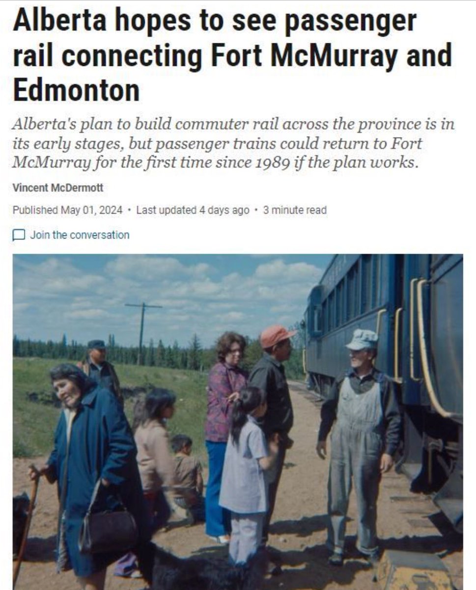 This is a great plan that could be transformational for my hometown. I love Fort McMurray and its great people. My colleagues on the transportation file are doing a fantastic job. #cdnpoli #abpoli