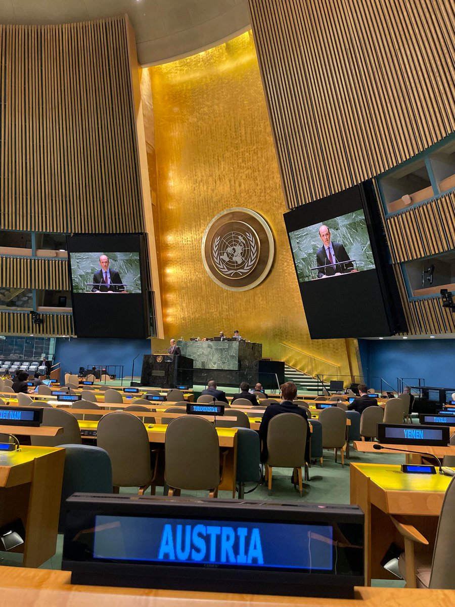 The rule of law and compliance with the Outer Space Treaty and other instruments of international law are crucial to preventing an arms race in outer space, 🇦🇹 emphasized in the GA debate on the “Use of the Veto“.