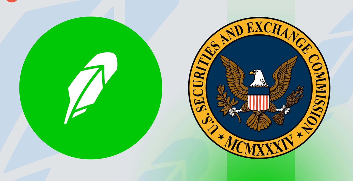 The US 🇺🇸 SEC Warns Robinhood 
That Its Crypto Business Faces Lawsuit .

Robinhood said that the SEC’s (Securities and Exchange Commission) enforcement had sent the firm a Wells notice , indicating that it made an initial determination to recommend enforcement action .

'We…