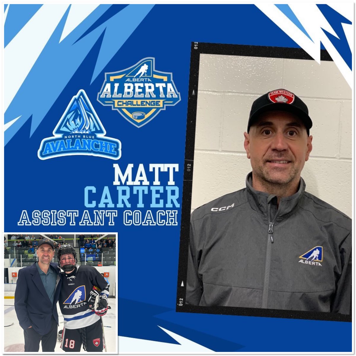 Congratulations to Matt Carter and North Blue for winning the Alberta Challenge this past weekend.
Matt’s team faced off in the gold game against South Black which also just happened to include Matt’s daughter Sophie!
