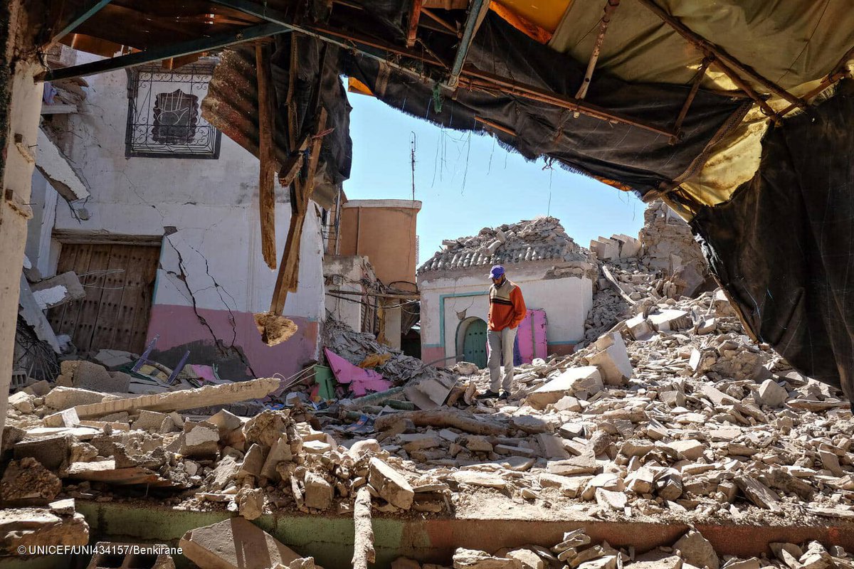 Il y’a maintenant 9 mois, le Maroc a été touché par un séisme de magnitude 6,8, 

On repense aux familles qui sont mortes dans les villages et les enfants qui se sont retrouver orphelins , qu الله leur facilite j’espère qu’ils vont bien!!
