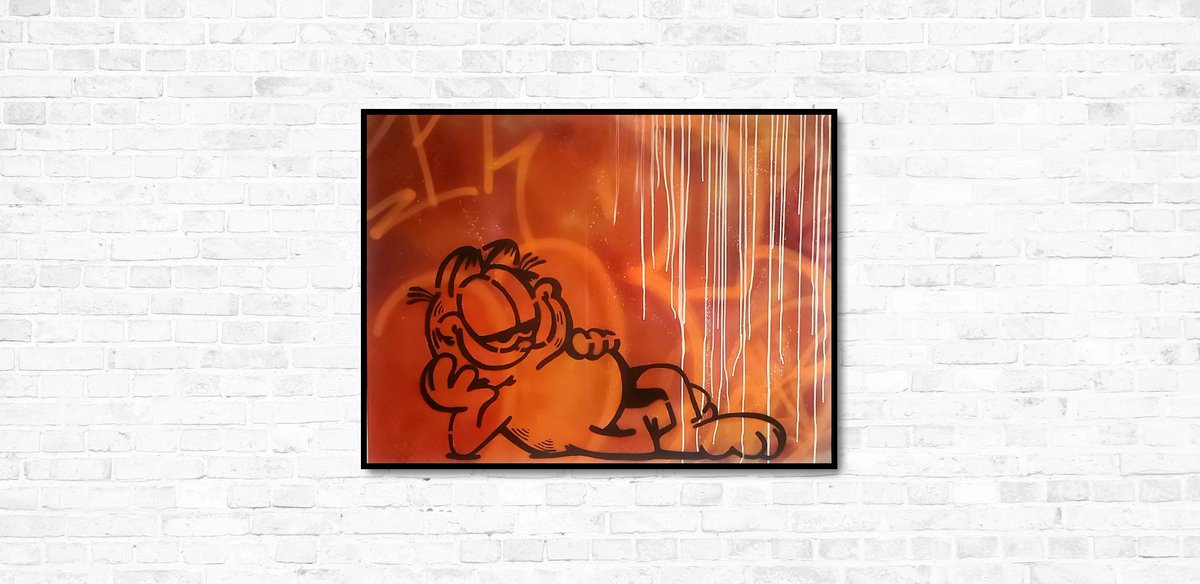 F*** MONDAYS ! 
Available in shop, unique artwork, grab it right now ! 

Link in comment section ! 

#graffiti #graffiticanvas #art #artoftheday #artforsale #buyart #artworks #etsy #Garfield #cats #mondays #quebec #cartoon