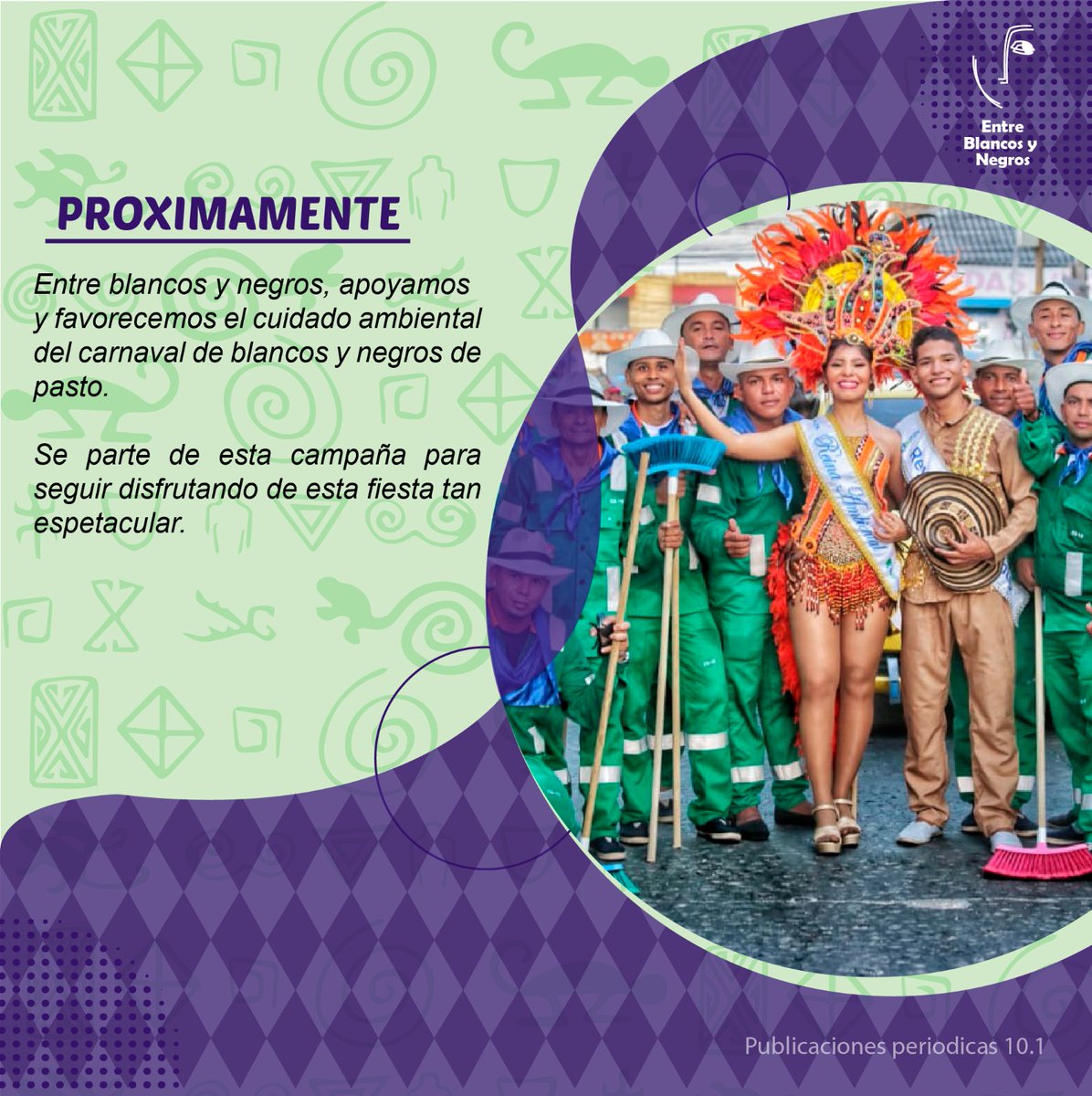 #blancosynegros #pasto #carnaval2024 #proyectouniversitario #carnaval #reciclajecreativo #contaminacion