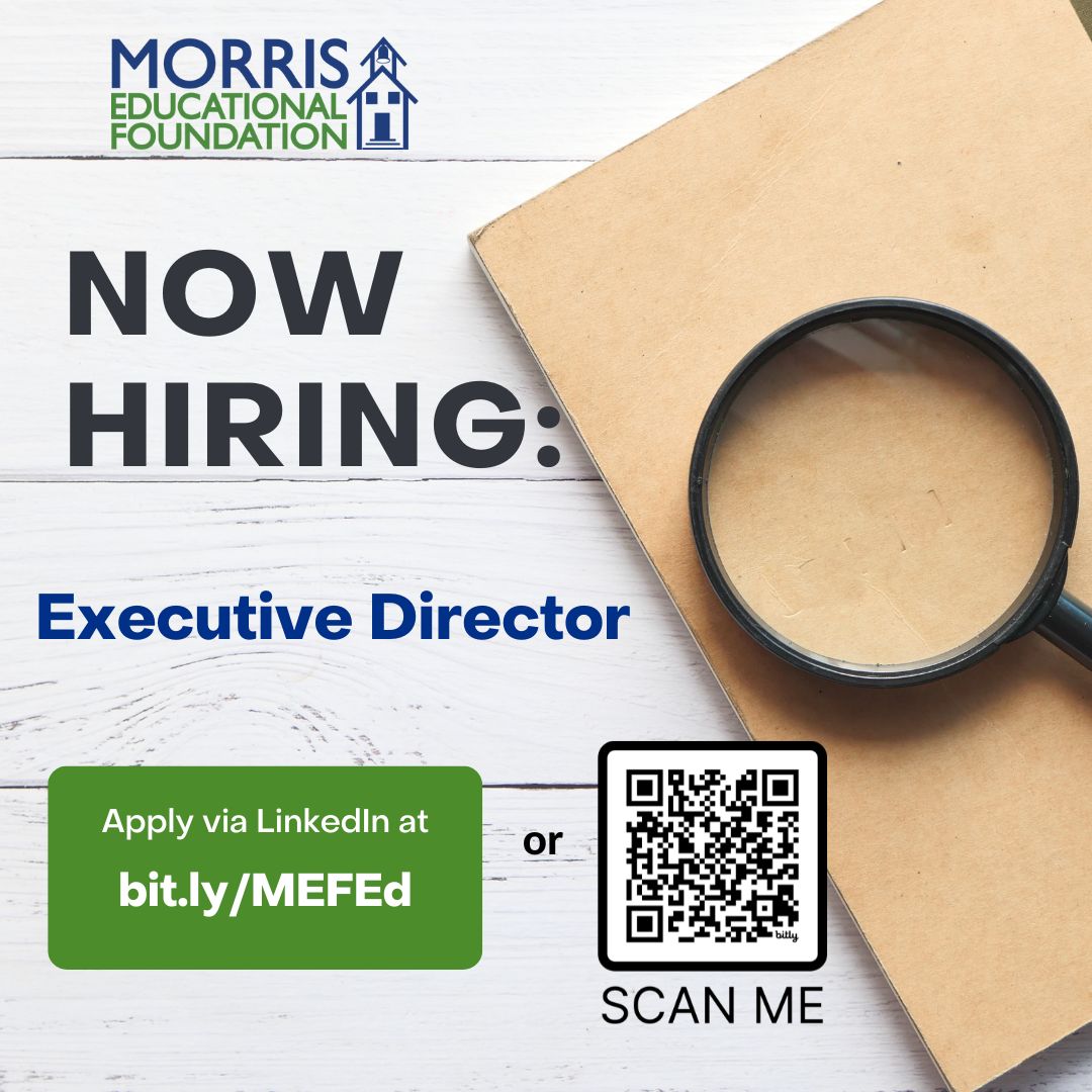 The #MEF is seeking a p/t #ExecutiveDirector for #fundraising, operations, #strategicplanning & promoting a #philanthropy culture. Apply at bit.ly/MEFEd to #makeadifference & #supportpubliceducation & the @Msdk12. #Morristownnj #NowHiring #jobopportunity #jobopening