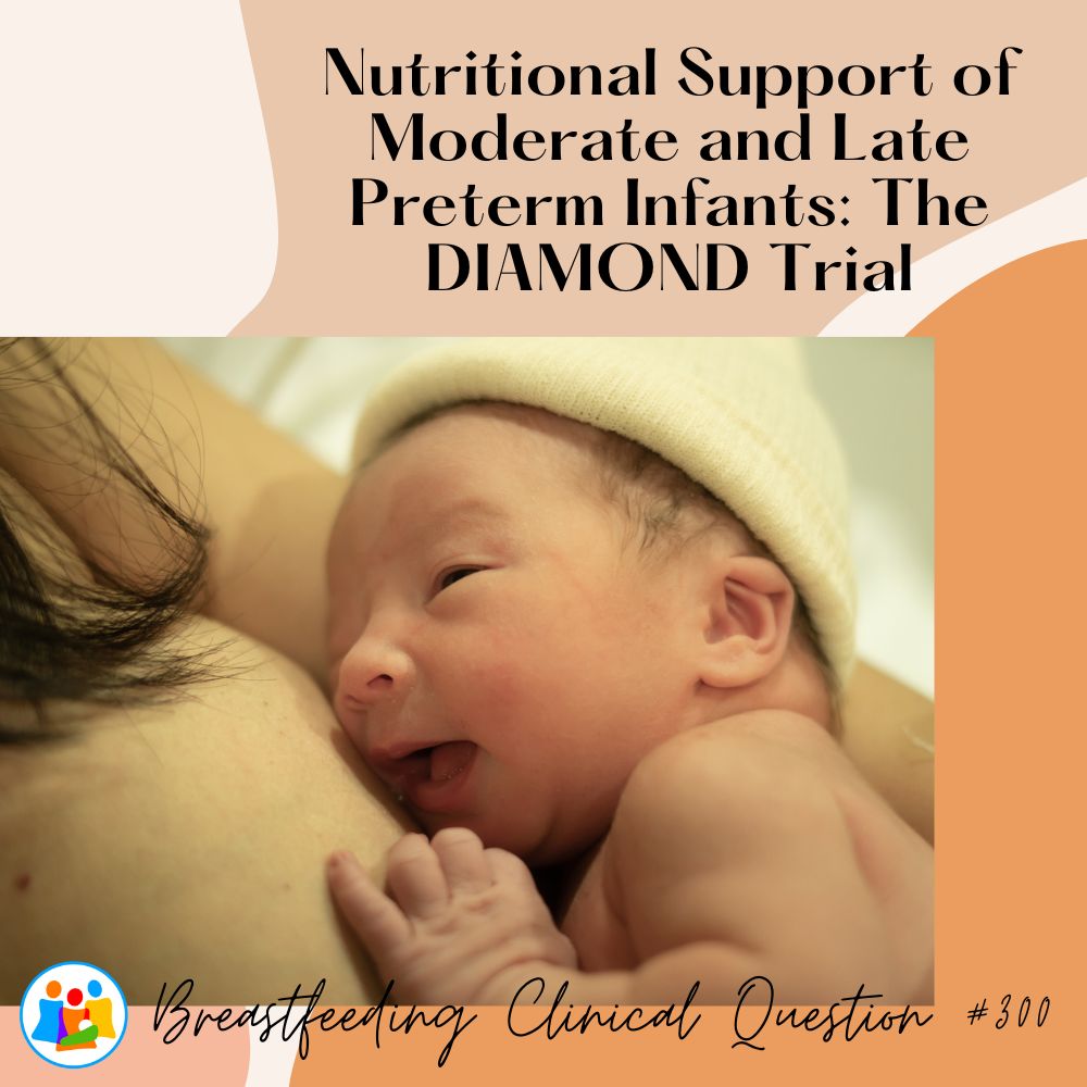 LactFact: There is no advantage to IV or oral nutritional supplementation beyond the mothers’ own milk, unless medically indicated, for moderate and late preterm infants.

Read more: lacted.org/questions/nutr…

#infanthealth #nicu #lactfact #infantfeeding #breastfeeding #preemies