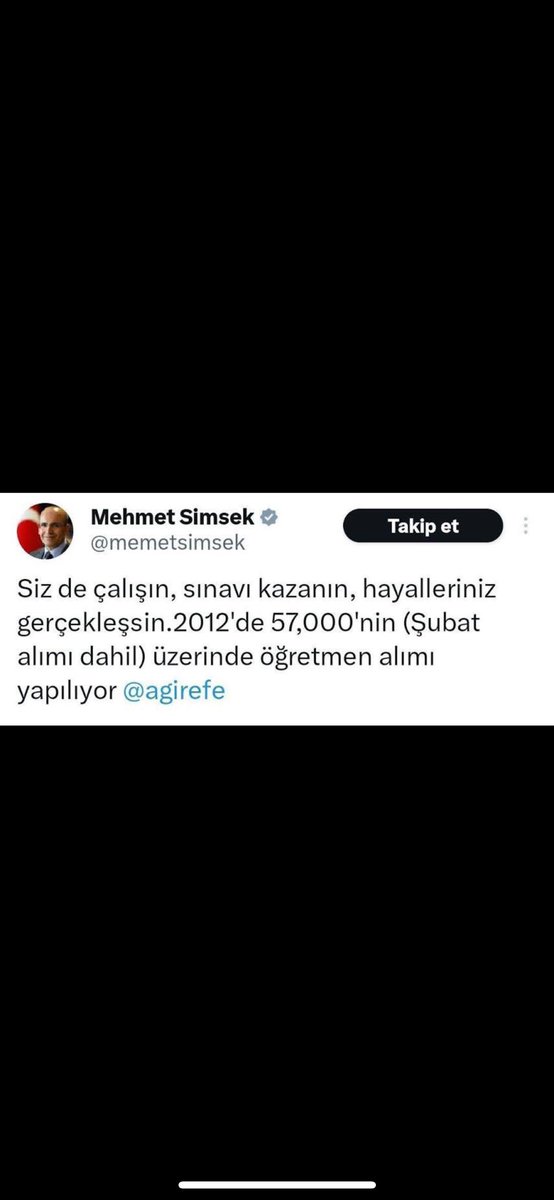 Zamanında yaptığınız gibi yine yüksek atama bekliyoruz.
<a href="/memetsimsek/">Mehmet Simsek</a> 
 #ŞimşekMebeMülakatsız68Bin