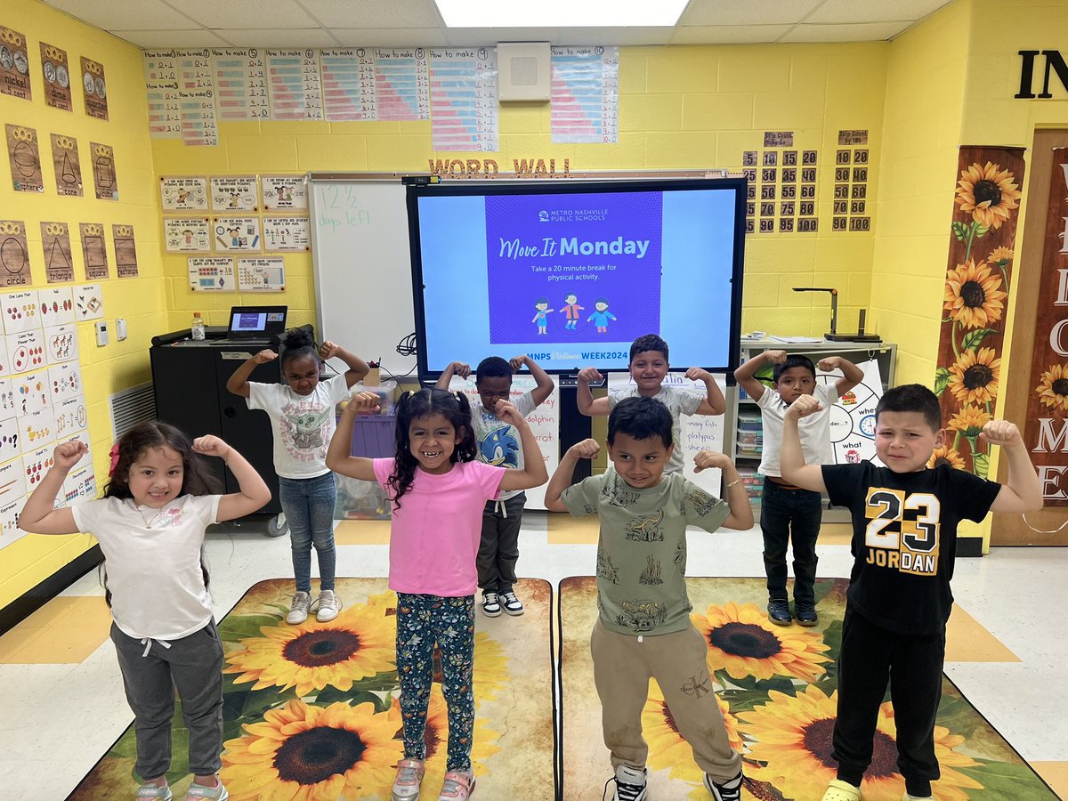 Ms. Trice’s Class (@triceclass) on Twitter photo Ms. Trice’s kindergartners took a 20 min indoor recess to pump up those muscles and get our blood flowing! <a href="/MNPS_kidshealth/">MNPS Healthy Schools</a> <a href="/ThomasEdisonES/">Thomas Edison ES</a>
<a href="/lamey_jarrad/">Jarrad Lamey</a>
#MNPSWellnessWeek2024 Ms. Trice’s kindergartners took a 20 min indoor recess to pump up those muscles and get our blood flowing! <a href="/MNPS_kidshealth/">MNPS Healthy Schools</a> <a href="/ThomasEdisonES/">Thomas Edison ES</a>
<a href="/lamey_jarrad/">Jarrad Lamey</a>
#MNPSWellnessWeek2024