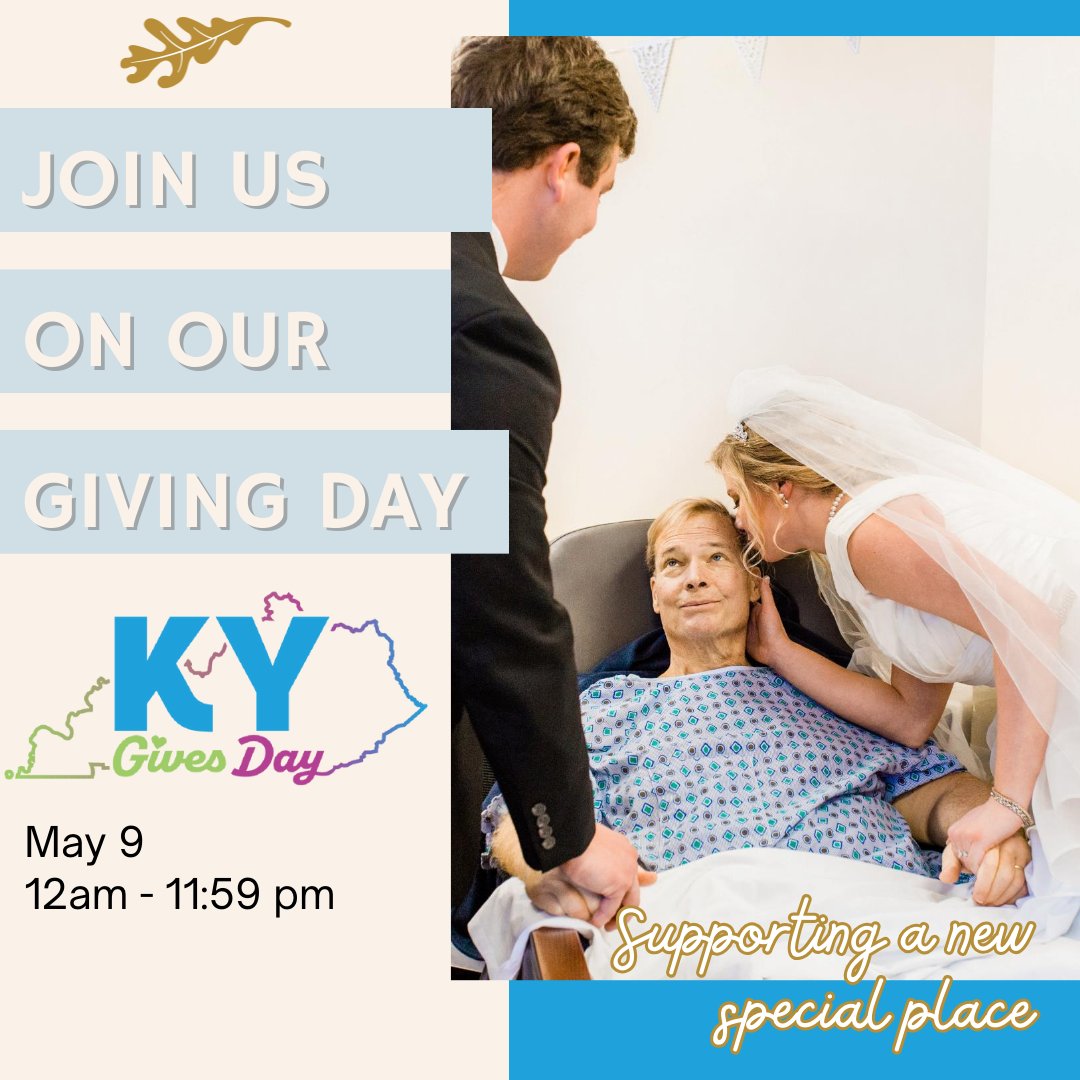 TOMORROW is KY Gives Day-- a chance for you to support nonprofits like Hosparus Health in a statewide day of action. 

Here's the link to donate starting at 12am! bit.ly/38UZtwD 
#KYGives #KyGivesDay2024 #GiveLocal #SupportCompassionateCare