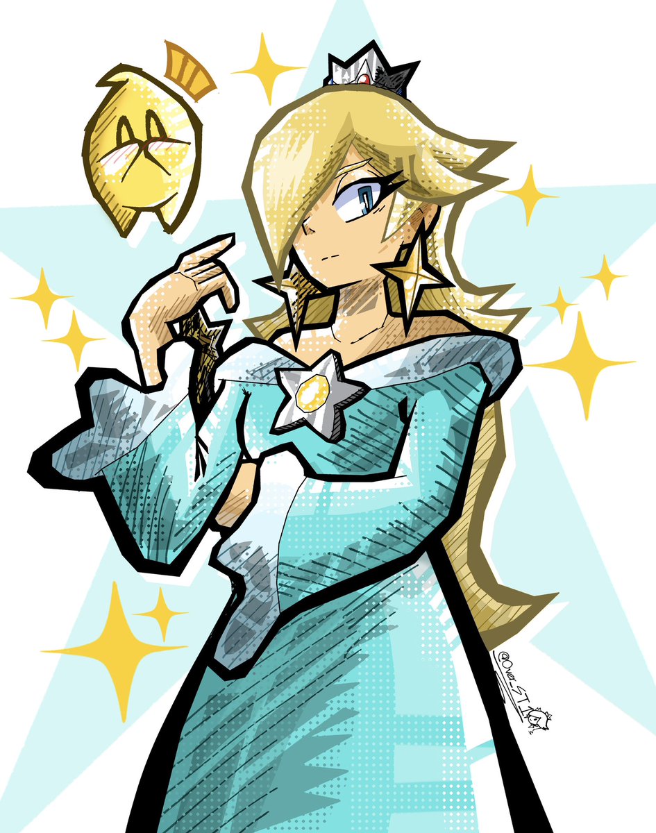 Rosalina & Luma! 💫 #Rosalina #Luma #SuperMario #SuperMarioGalaxy #Nintendo #Mario #digitalart #ArtistOnTwitter #IbisPaintX