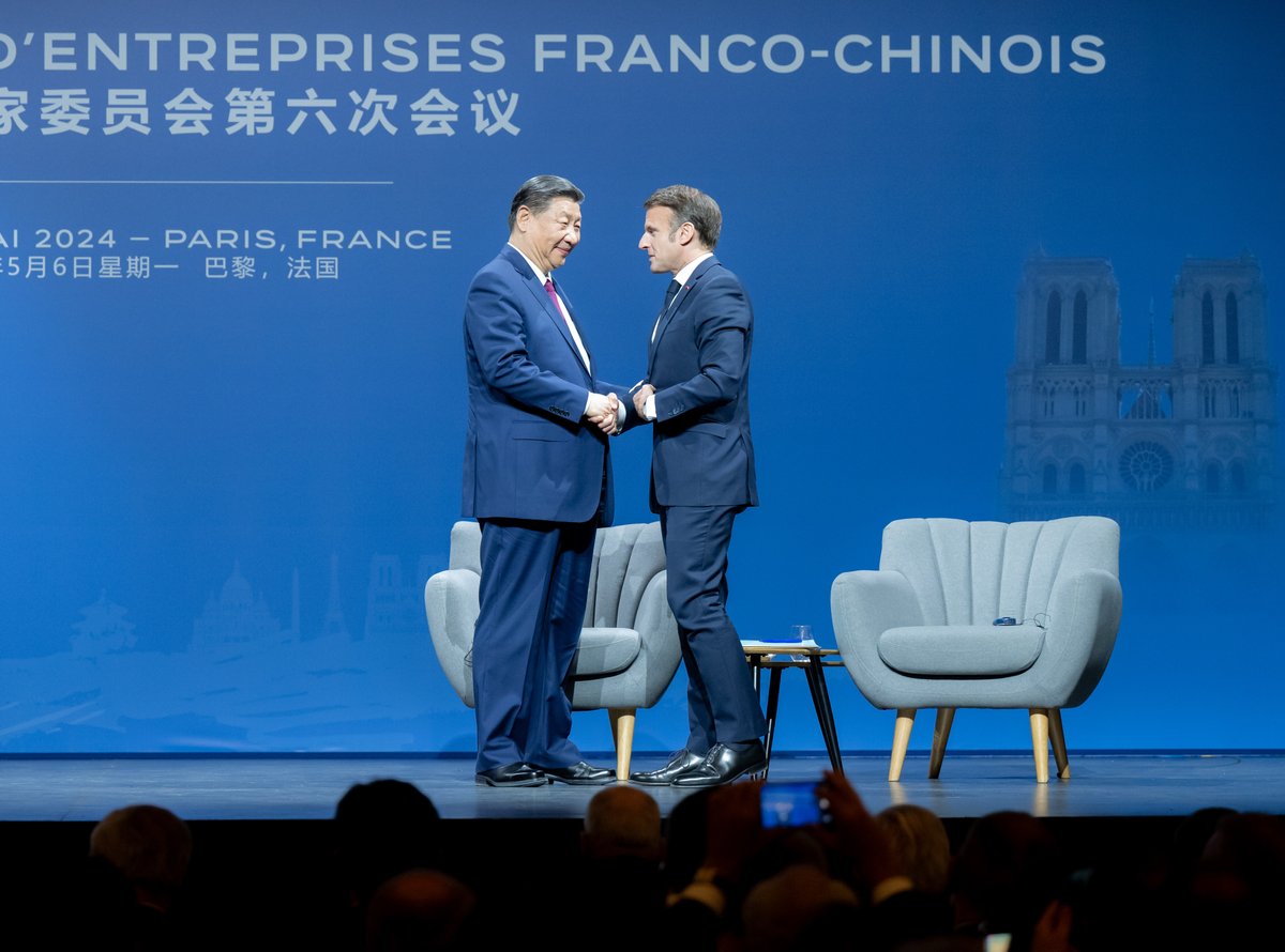 China and France do not have geopolitical conflicts, and we do not have clashes of fundamental interests. What we do have in common is we both think independently, both are fascinated by our splendid cultures, and we are engaged in result-oriented cooperation based on many shared
