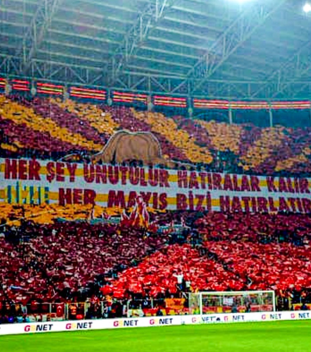 Mayıs ayında Galatasaray; 11 Mayıs: Galatasaray 5-1 Fenerbahçe 12 Mayıs: Kadıköy Hatırası 14 Mayıs: Denizli faciası 17 Mayıs: UEFA Şampiyonluğu 19 Mayıs: 21. ve 22. Şampiyonluk, 24.⏳ 25 Mayıs: 20. Şampiyonluk ve 4. yıldız 30 Mayıs: 23. Şampiyonluk Mayıslar, bizimdir...😎