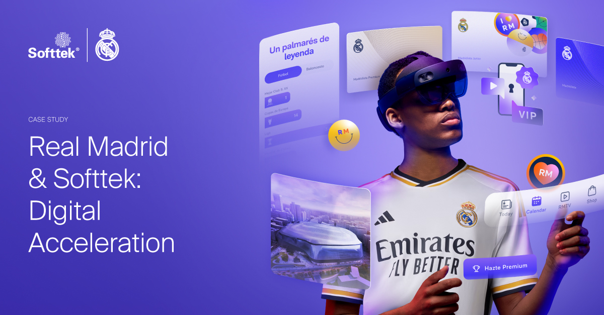 We've changed the rules of the game! Discover how we drive #digital change at @realmadrid for legendary results 👉 bit.ly/3Umqv3X ⚽#FutureTogether