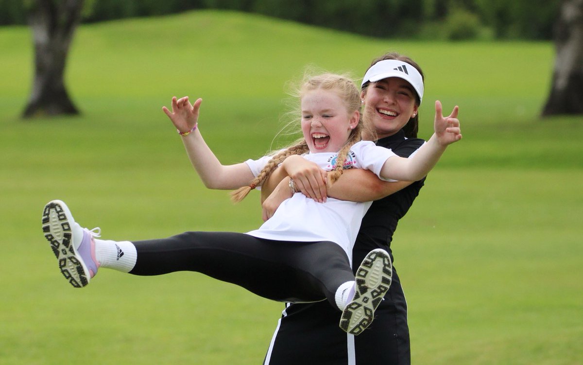 Having fun & making memories…this is what Golf is all about ❤️ @EnglandGolf @PINGTourEurope @golffoundation @EGWomensGolf @Women_and_Golf @GirlsGolfRocks1