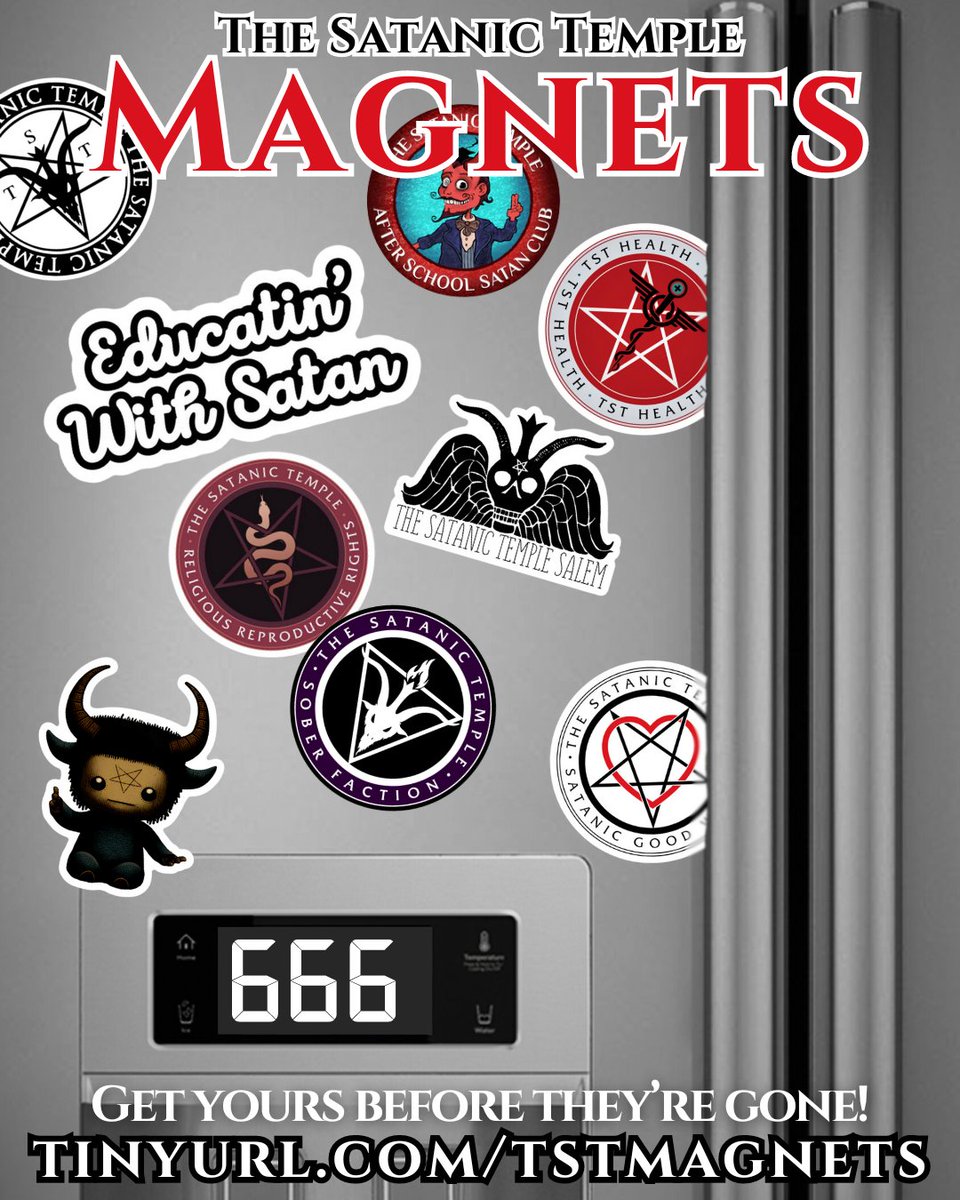 Whether the fridge, a school locker, or your car bumper, you can stick these babies anywhere (anywhere magnetic, that is). Get TST Magnets in a variety of options at the TST Shop today! tinyurl.com/tstmagnets
