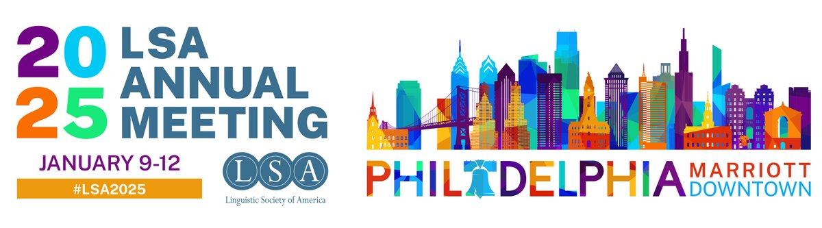 The LSA Program Committee of the LSA is accepting Organized Session proposals for #LSA2025, which will take place in person in Philadelphia from January 9-12, 2025. Read more and submit your proposals today! lsadc.org/organized-sess…