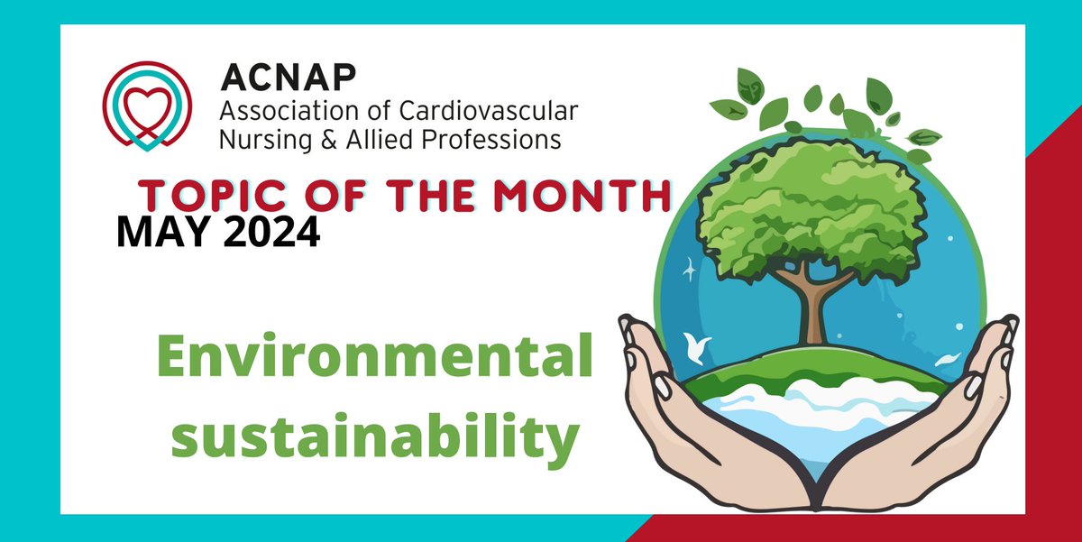 New month = A new #ACNAPTopicOfTheMonth May 24': Environmental sustainability 🌍🌳