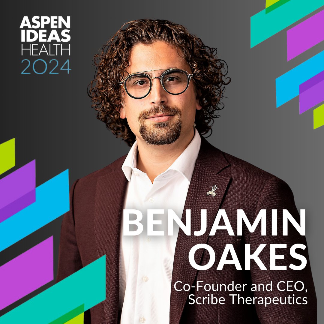 CRISPR innovators Samarth Kulkarni (@CrisprSam), CEO of @CRISPRTX, and @BenjaminLOakes, CEO of @scribetx, will sit down with Nobel Laureate Jennifer Doudna for a deep dive into the gene-editing breakthroughs defining this new era. #AspenIdeasHealth (8/8)