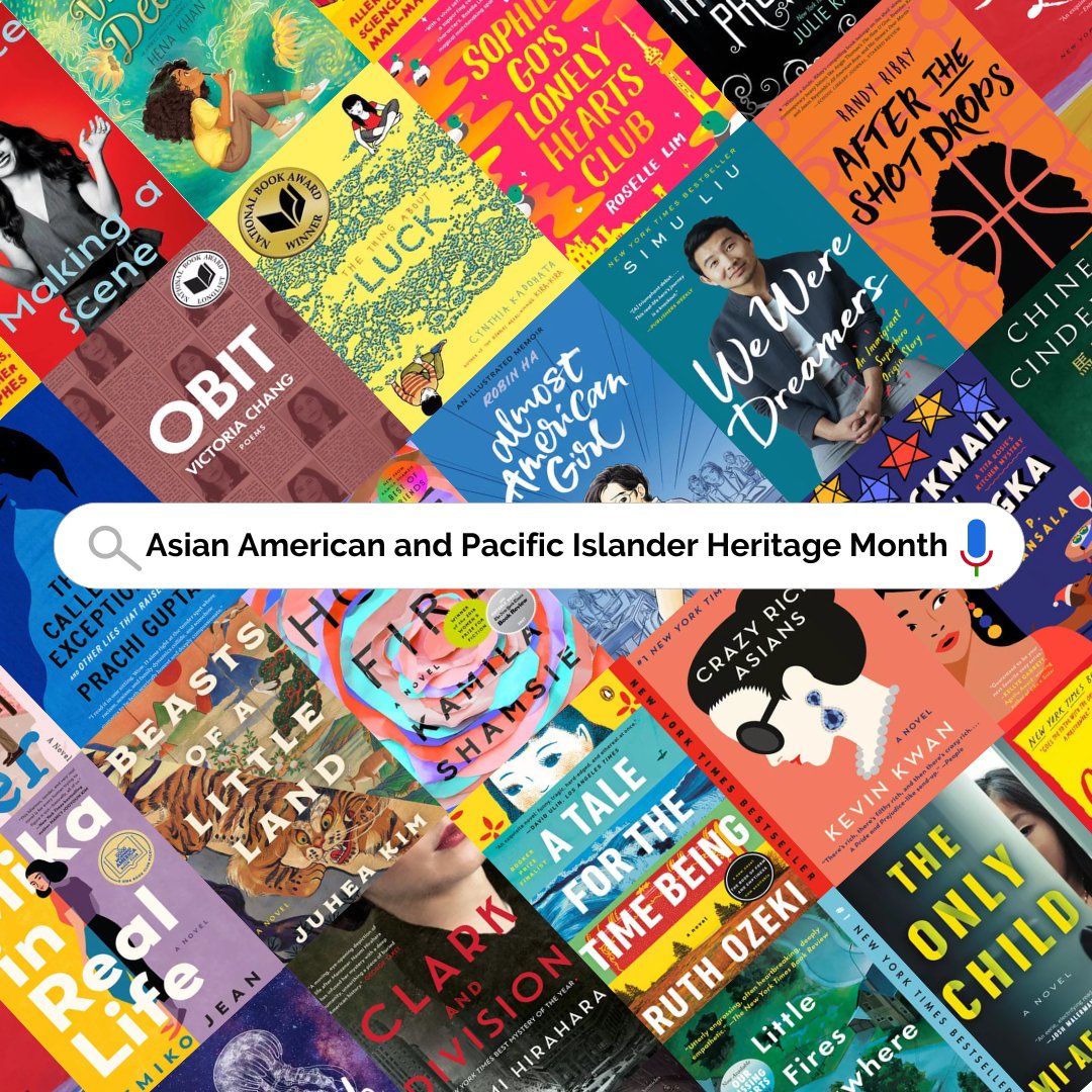May is Asian American and Pacific Islander Heritage Month! Celebrate with us by checking out these titles, and many more, from our curated collection of eBooks and audiobooks in the Libby app! libbyapp.com/library/delco/…

#AAPI
#DelcoReads
#DelcoLibraires
