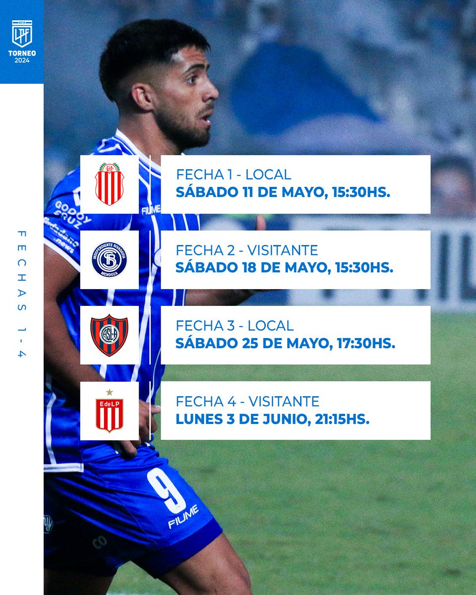 ¡Los primeros encuentros de Godoy Cruz en el Torneo 2024 de la Liga Profesional! 🙌💙🤍💙