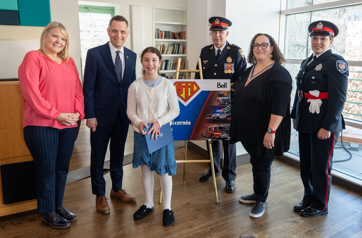A big congratulations to Noa, who was recognized at the annual 9-1-1 Children’s Achievement Awards today, May 6. Visit: bit.ly/3765lSY to learn when to call 9-1-1 and how to respond to an emergency like Noa bravely did.