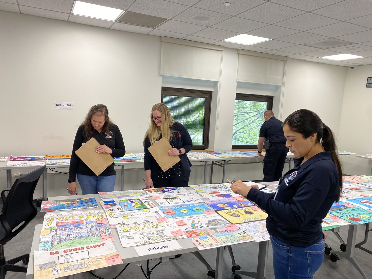 We spent some time last week surrounded by color, creativity and strong crime prevention messages --- It was voting day for next year's crime prevention calendar artwork! It was really hard to narrow it down, but we can't wait for you to see and be inspired by the winners!