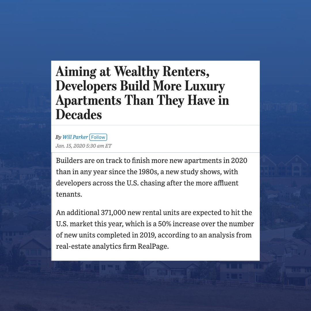 Tell us again how building more housing makes housing affordable. 

#RentersRights #HousingJustice #AffordableHousing #Rent #Evictions #Housing #RealEstate #Colorado #Landlords #EvictionProtections #HousingIsAHumanRight #HousingJusticeForAll #HousingJusticeNow