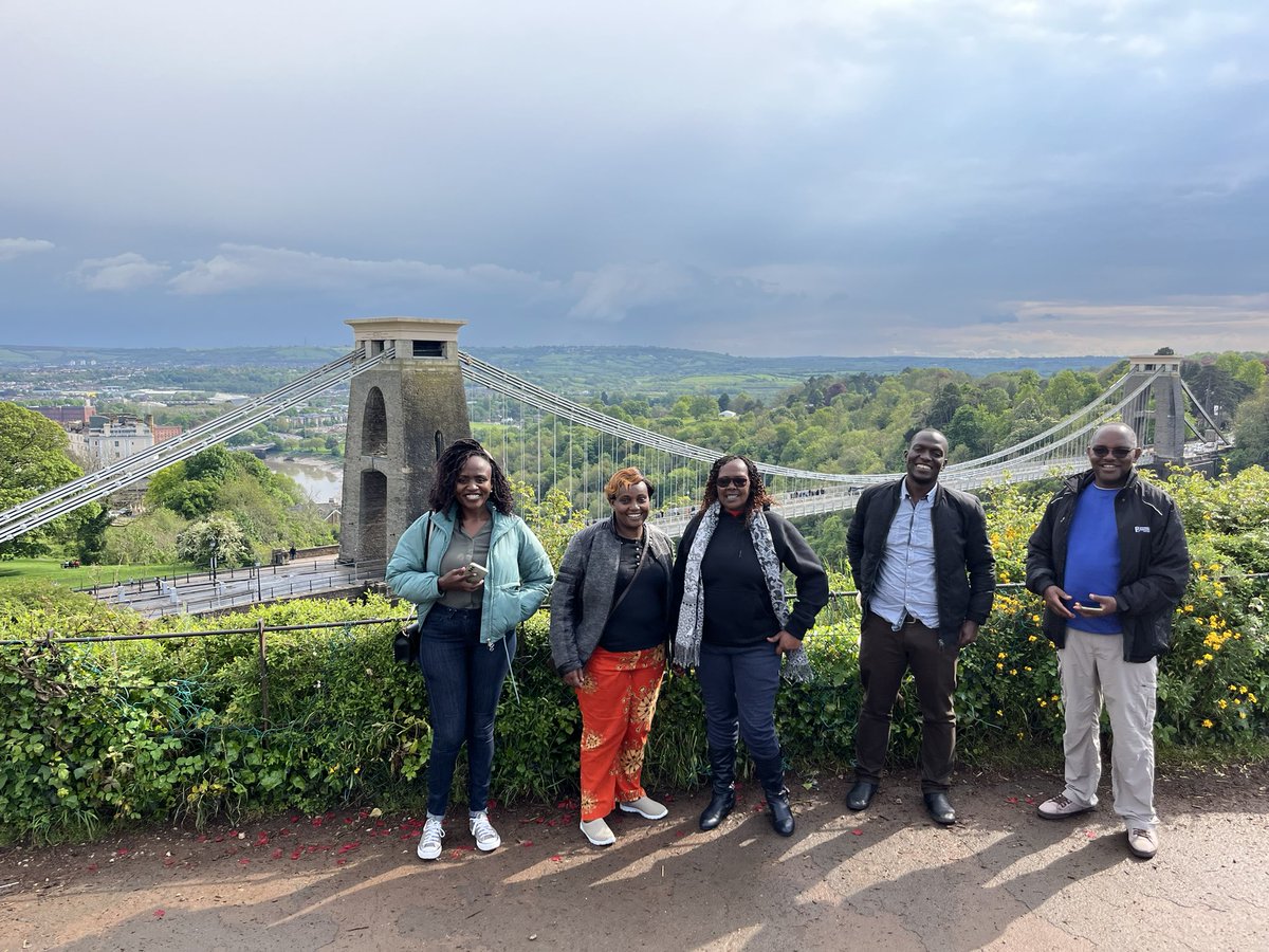 Delighted to welcome friends from @NanyukiH @LewaConservancy as part of @THETlinks #GHWP and #CwPAMS2 grants. A busy week ahead in Bristol @UKinKenya @uhbwNHS @GECCoUK @RCEMGlobal