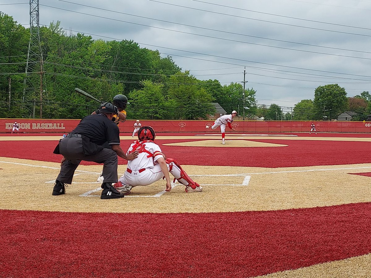 Underway! Follow here for updates on a @GMConferenceNJ Tourney first round game, #12 @PwayBaseball at #5 @EHS_Eagles_BB! Postgame reax later presented by @PlexatMetuchen om cjsportsradio.com!