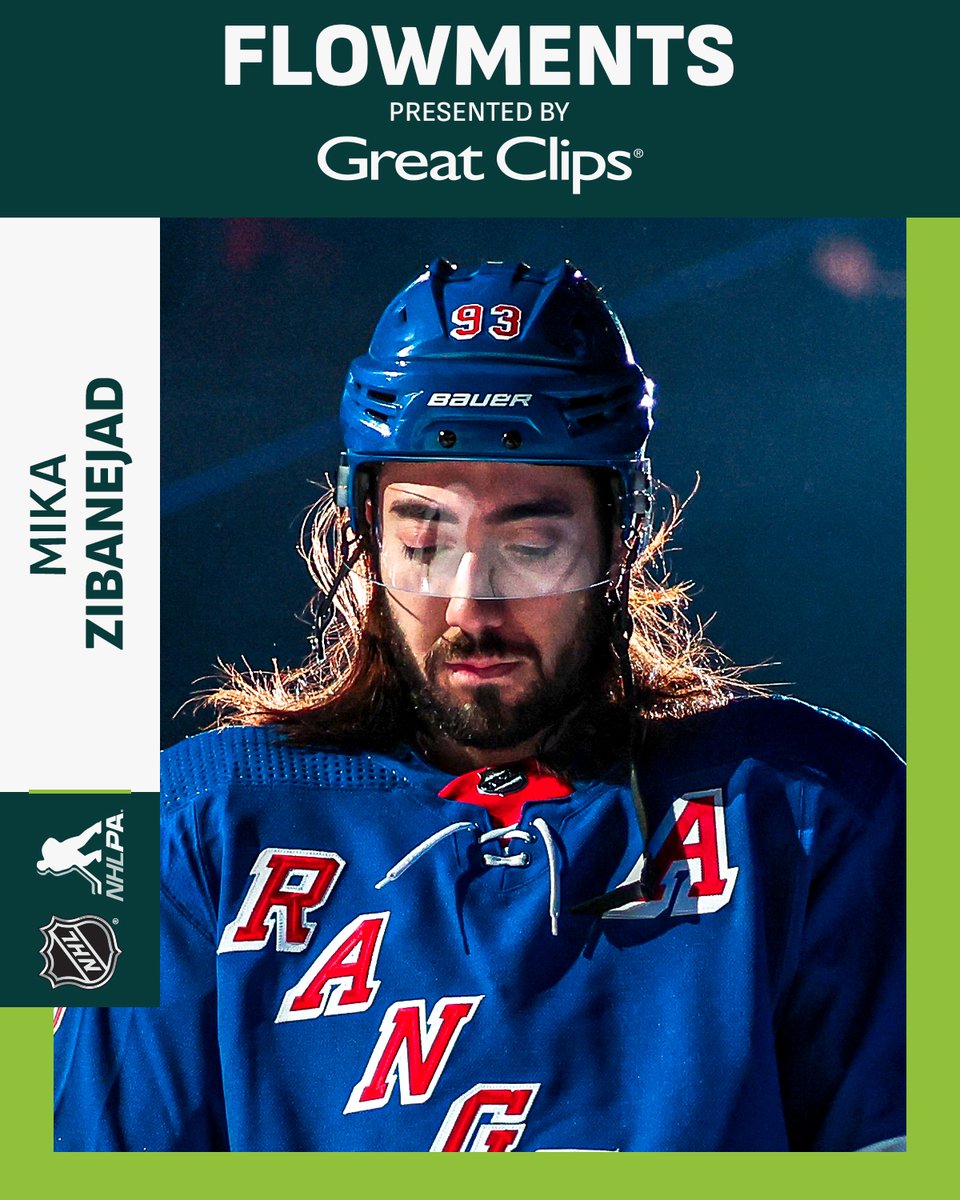 That Mika flow. 🥬 Flowments: Spotlighting great hockey hair flow on and off the ice - presented by @GreatClips. Show Your Flow with #HockeyHair ➡️ GreatClips.com/HockeyHair