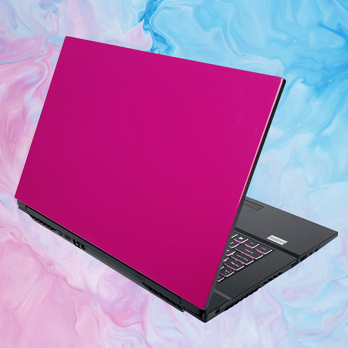 We love this pink custom laptop we were able to do! What color would you want your laptop in? #gaming #gaminglaptop #customcomputer