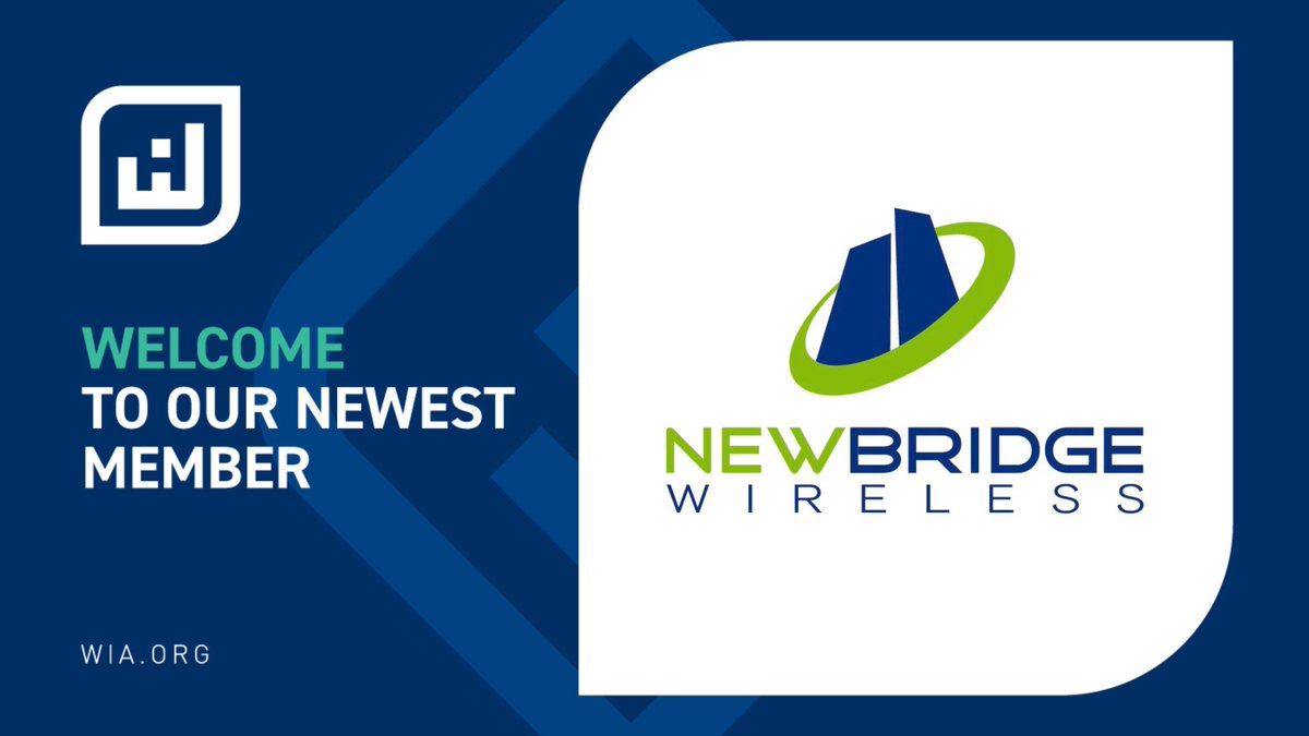 Welcome to our newest member, Newbridge Wireless! Newbridge Wireless is a leading practitioner and operator of wireless infrastructure for indoor and campus environments. Learn more: newbridgewireless.com