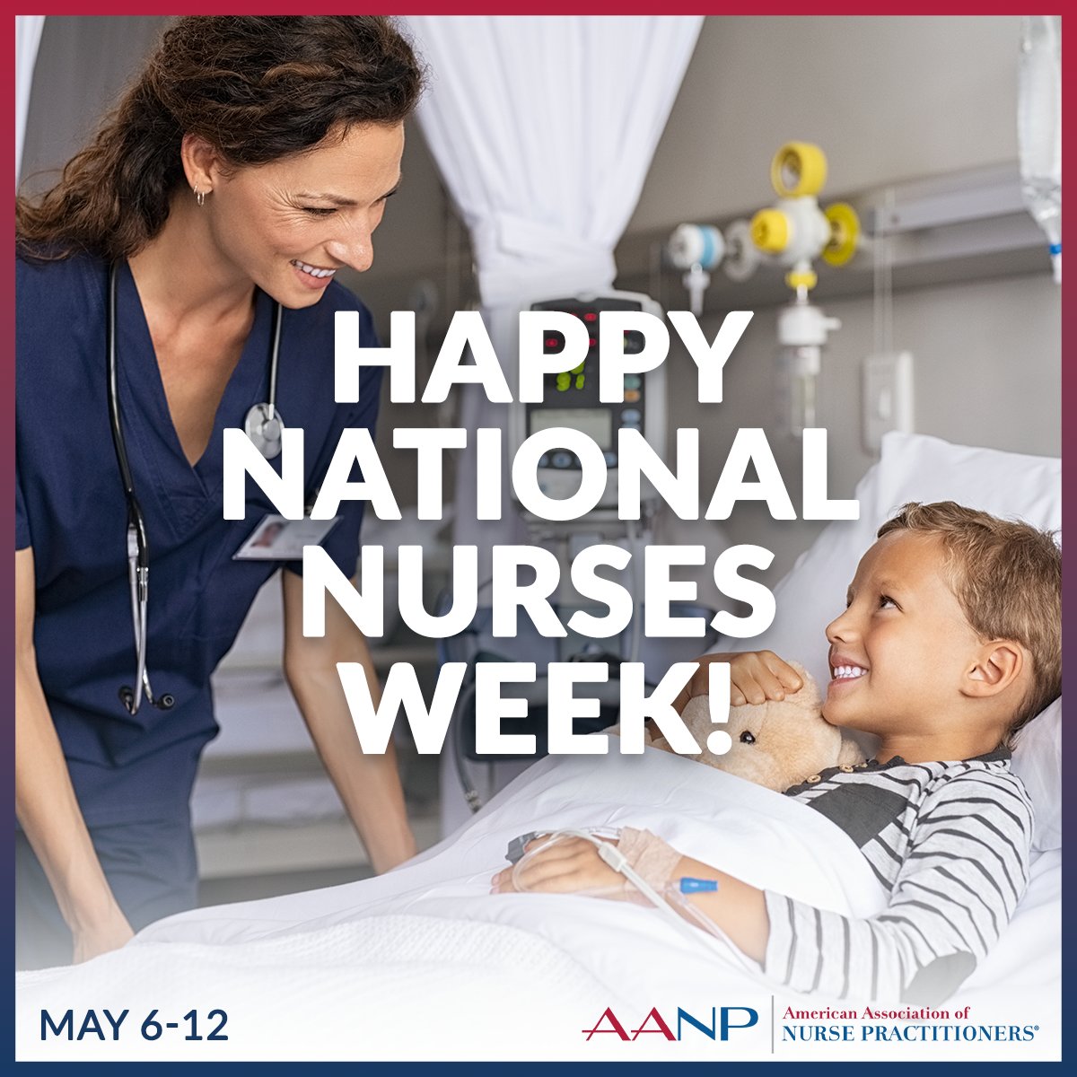 AANP wishes all nurses across the country a very happy National Nurses Week! Your commitment to high-quality patient care is the reason nursing has been voted the most trusted profession for 22 consecutive years. #NursesWeek