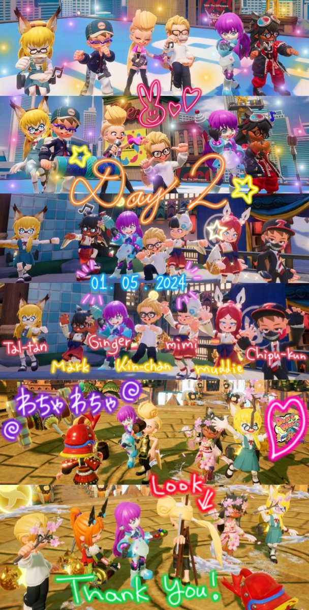 mi2mi_japan's tweet photo. 🌷30.04.2024 &amp; 01.05.2024🌷

Room party with my close friends😄🎉

Let's play soccer and battle royale next time🎶😆👍💥 ⚽

Thank you guys✨💐✨

#Ninjala #ニンジャラ https://t.co/GaC25JVtYh