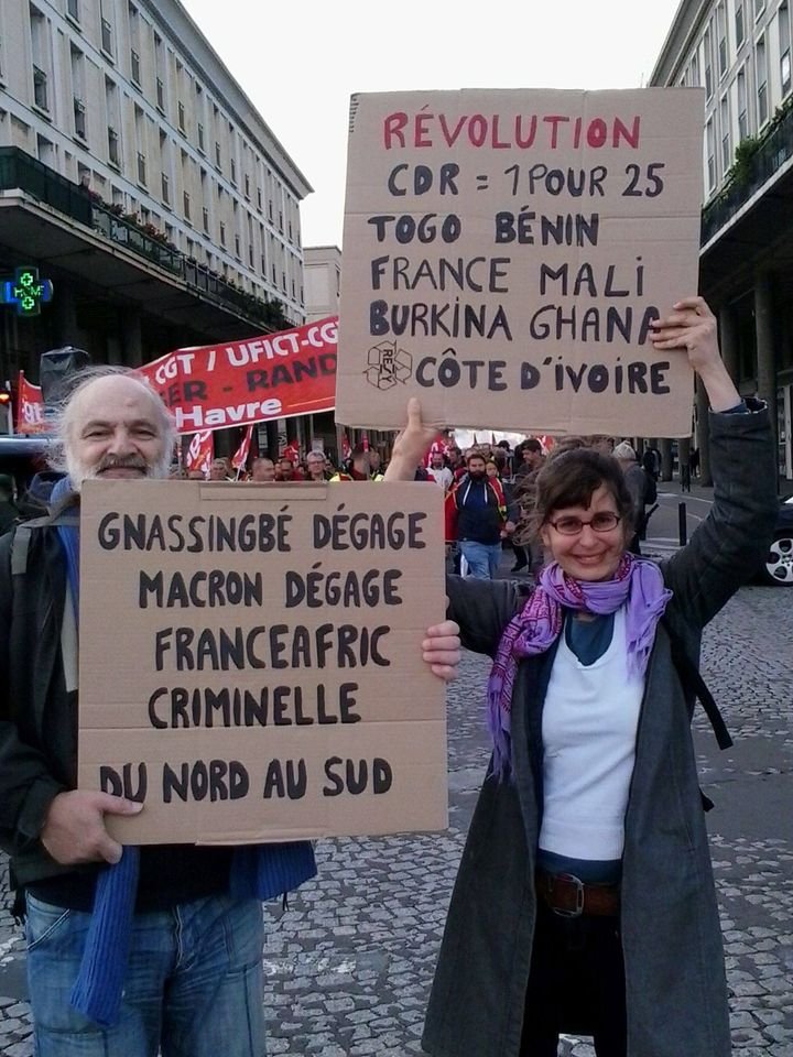 Il y a 7 ans au moment où les #Togolais manifestaient massivement pour que Gnassingbe Dégage #MacronDégage #MacronDégagedAfrique