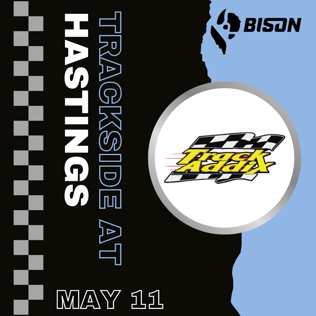 Our Product Specialist, Ryan Nall, will be back in Nebraska this coming weekend for Track Addix trackday at Hastings! He will be set up trackside with suits, gloves, undersuits, knee pucks and more! You can also get measured for your custom Bison kit. --> l8r.it/1Wt8