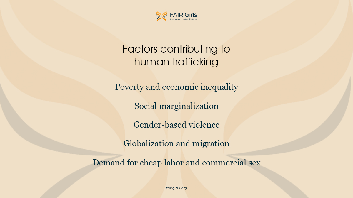 FAIR_Girls: We are disclosing the roots of human trafficking: poverty, social marginalization, gender-based violence, globalization, and demand for cheap labor. 
#fairgirlsinc #endhumantrafficking #humantraffickingawareness #breakthechains #fightforfreedom