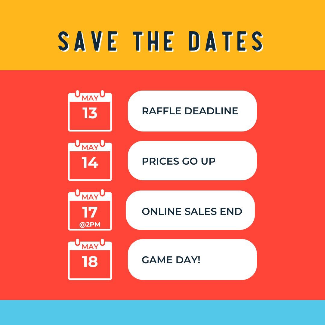 We can hardly believe our next home game is in less than two weeks! 😮🙌 If you don’t have tickets yet, keep these dates in mind 🗓️and order them soon. Buying early gets you into our raffle and gets you the lowest price 💵 eventbrite.com/e/portland-ris…