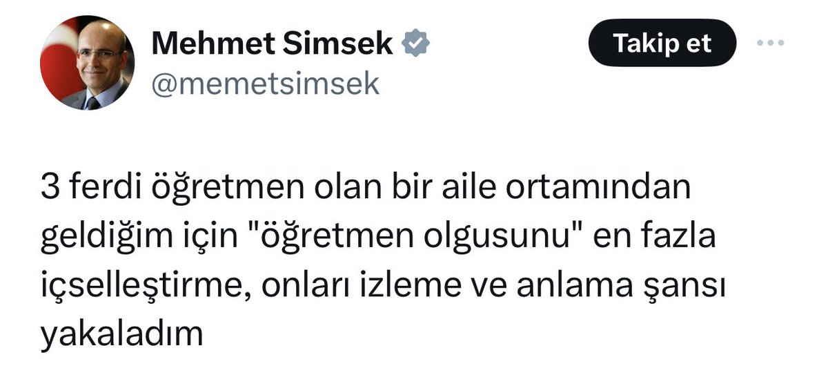 Öğretmenleri en iyi sizin anlamanız lazım!

<a href="/memetsimsek/">Mehmet Simsek</a> 

YusufTekinistifa
 #ŞimşekMebeMülakatsız68Bin