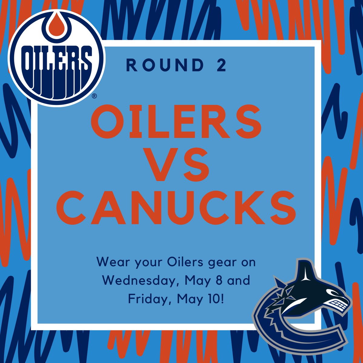 🧡💙🏒 LET'S GO OILERS 🏒💙🧡