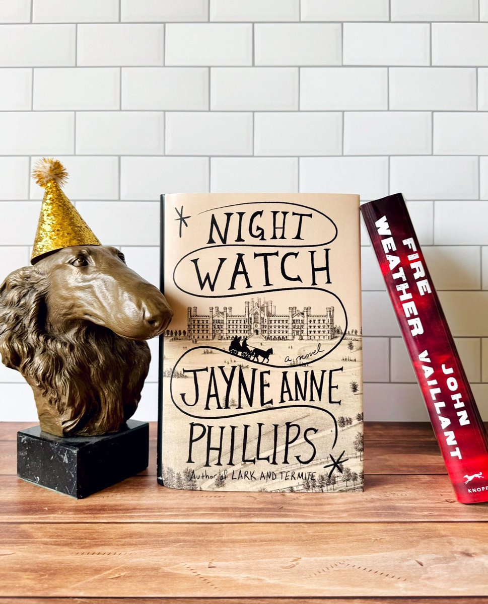 🏆✨ CONGRATULATIONS TO OUR PULITZER PRIZE FINALIST AND WINNER! Finalist for the Pulitzer Prize for NonFiction: FIRE WEATHER by John Vaillant 🔥 Aaaaaand winner of the Pulitzer Prize for Fiction: NIGHT WATCH by Jayne Anne Phillips 🖤