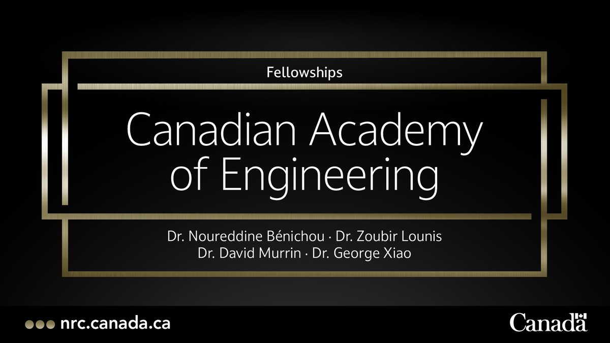 We are proud to have such distinguished researchers among our ranks. #EurekaBravo Drs. Murrin, Bénichou, Lounis and Xiao! 

Learn more about #NRCExcellence: 
ow.ly/c0BB50RxyFm  

#DiscoverTheNRC